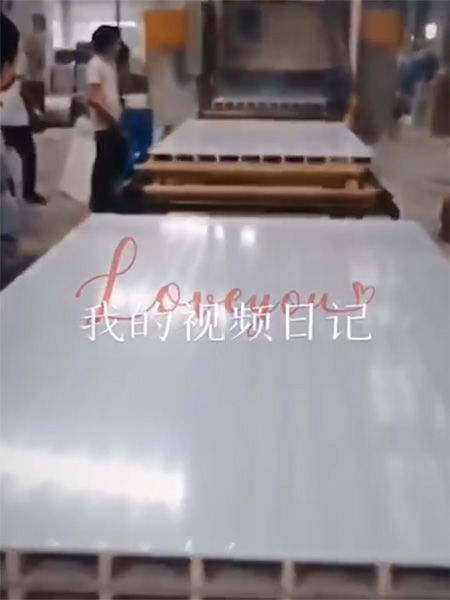 硫氧镁夹芯板 生产视频